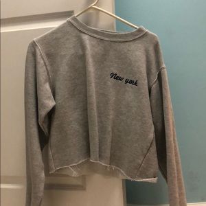 Brandy Melville cropped sweatshirt